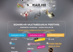 Trodnevni besplatni multimedijalni Sonar.hr  festival na Zagrebačkom velesajmu