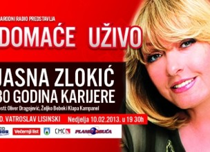 Koncert Jasne Zlokić u Lisinskom