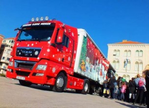Kamion Djeda Mraza u Zagrebu
