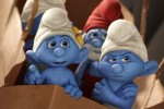 Vanity, Grouchy and Papa Smurf in Sony Pictures Animation SMURFS 2.