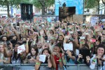 LONDON, ENGLAND - August 20, 2013: (L-R) The fans at the world premiere for Tristar Pictures' ONE DIRECTION THIS IS US at Empire Theatre, Leicester Square in London, England. Photo by David Dettman.