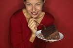 žena-hrana-čokolada