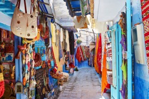 Street In Chefchaouen, Morocco