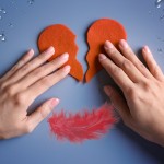 Blue and Red Minimalist Broken Heart Album Cover (1)