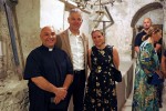 Zupnik Zdenko Lendl, gradonacelnik Tomislav Klaric i direktrorica TZ Bakar Sonja Jelusic Maric