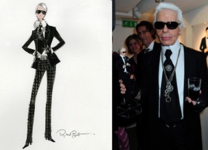 Figura Karla Lagerfelda utjelovljena u barbiku